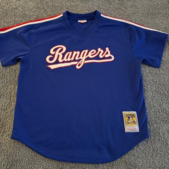 Authentic Mitchell & Ness Nolan Ryan MLB Texas Rangers 1989 Jersey 48 XL - Picture 1 of 11